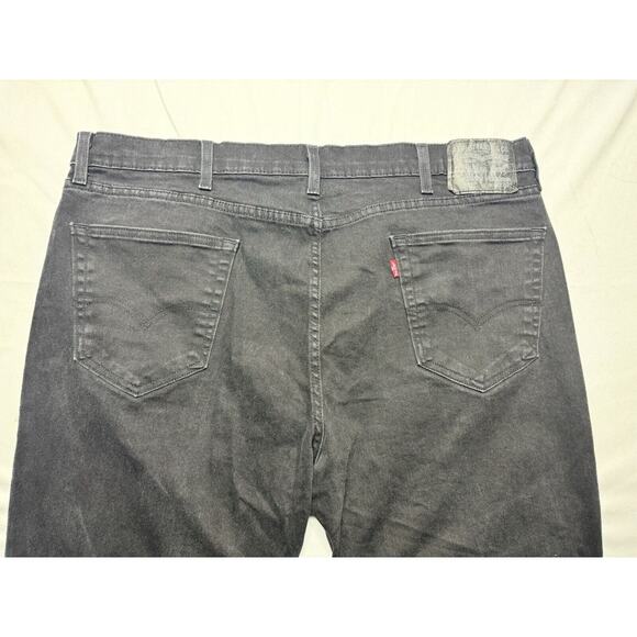 Levis 541 Men's Athletic Taper Black Denim Jeans - Size 40x30 - Picture 4 of 7